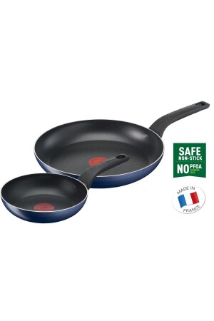 Titanyum 1x Easy Cook&clean Difüzyon Tabanlı Ikili Tava Seti - 20-28 Cm 01KG - TEFAL