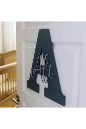 Baby And Children's Room Wooden Letter Door Ornament Nameplate Baby Door Ornament arser726 - ARSERGROUP