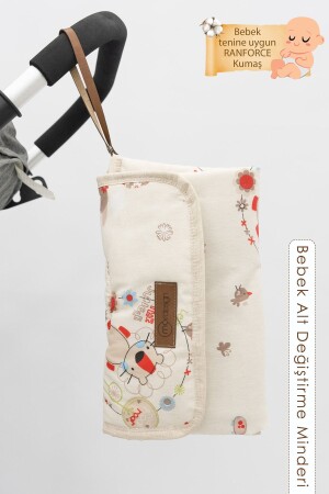 Baby Bag Diaper Mat- Diaper Changing Pad- Portable Care Bag- Animal Series- - Mordesign