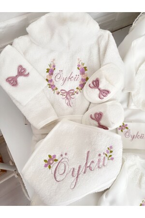 Baby bathrobe set 172627262827326 - Kokoş Tokalar