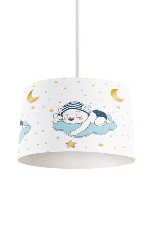 Baby Bear Sleeping in the Cloud Patterned Kids and Baby Room Chandelier AVZ-DT-1009 - DT KIDS
