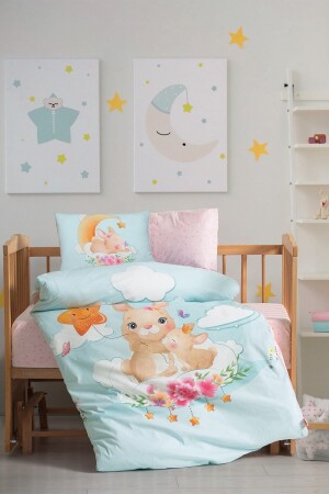 Baby-Bettbezug-Set Sleeper Mint - Cotton Box