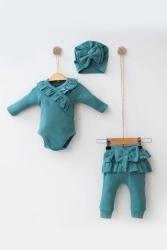 Baby-Body mit Rüschen und Schleife CayzenRuffleBow - Cherub Baby