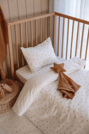 Baby Boy Duvet Cover Set (100x150) Daisy Leaves - Tba Collection