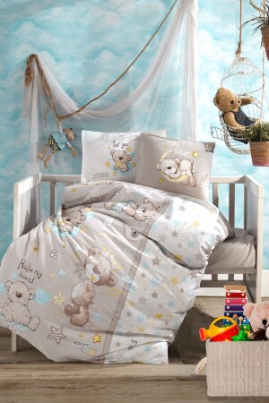 Baby Duvet Cover Set - Beige BNT-LTT-V1BEJ-CLS-K - Clasy