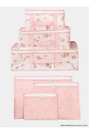 Baby-Geburtstasche, multifunktionaler Organizer, 6 Stück (rosa) Ata18816 - Özlem Toys