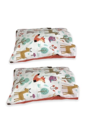 Baby Kids Pillow Case 35x45 (2 Pieces) Nature Animal Tile TYC00483973310 - Babynia