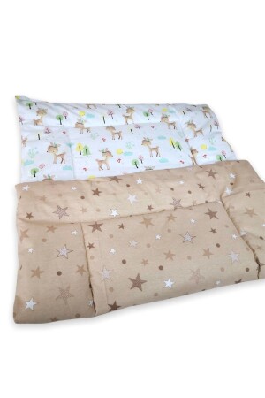Baby-Kinderdecke Standard 100x120 cm Karaca Brown Star Quilted 2166 - Babynia