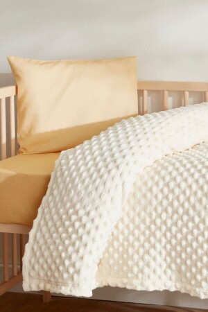 Baby Lily Ecru Bud Blanket 90x110 Cm - Karaca Home