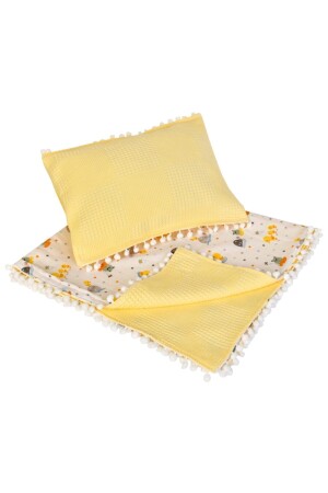 Baby Pique Blanket Muslin Set lvn04 - LAVİN DOĞAL ÜRÜNLER