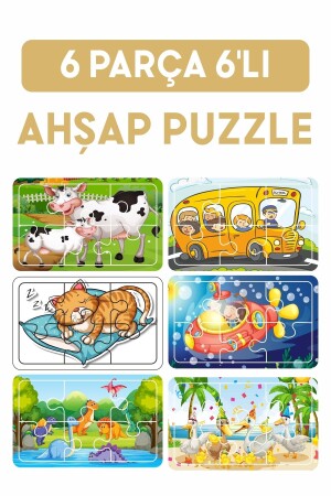 Baby Puzzle 6 Piece 6 Piece Puzzle Set-2 - Lipyos