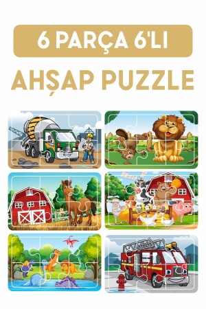 Baby Puzzle 6 Piece 6 Piece Puzzle Set-3 - Lipyos