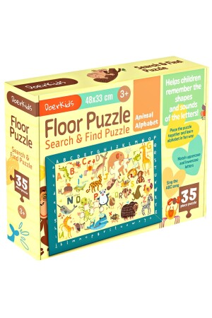 Baby Puzzle Animals English Alphabet Search Find Place Puzzle | - DoerKids