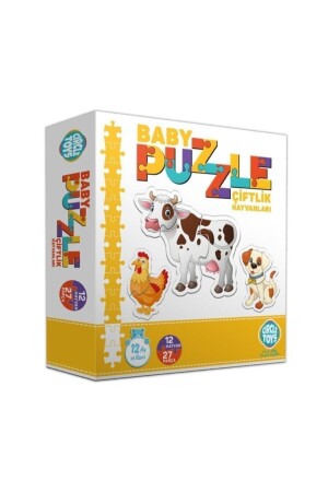 Baby Puzzle Farm Animals 27 Pieces - Circle Toys
