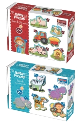 Baby Puzzle Ilk Hayvanlarım Ve Ilk Çiftlik Puzzlem Seti DTBP2S - Diytoy