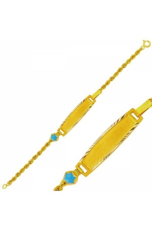Baby Tag with Gold Rope Chain - Güler Kuyumculuk