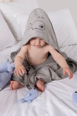 Baby Towel and Pouch Set Soft Mix of Natural Bamboo and Pure Cotton 2 Pouches 1 Swaddle BKR202205 - EIFIN