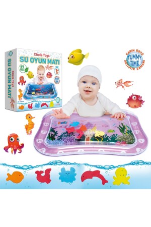 Baby Water Play Mat Tummy Time Tummy Time Activity - Letter Number - Circle Toys