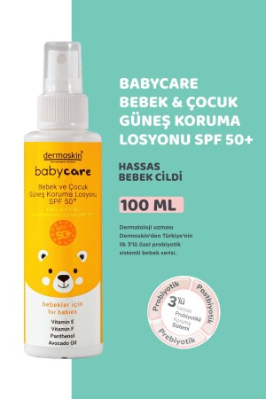 Babycare Baby and Child Sun Protection Lotion Spf 50 100 ml 8697796001162 - Dermoskin