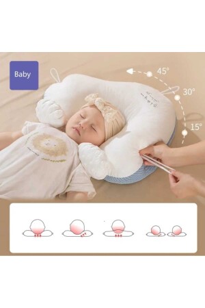 Xiyocadt Babykissen Gegen Plattkopf - Memory Foam Kissen Für Neugeborene 0-12 Monate