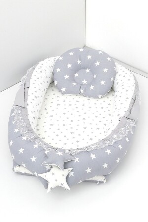 MNZ-Babynest، طفل نوم السرير 0-2 سنوات - 100% القطن UMAY11 - Umaybebek