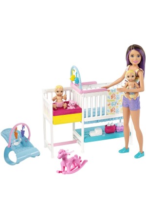 Babysitter Skipper Sleep Training Play Set Gfl38 - Barbie