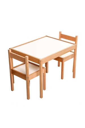 Babyspielzeug Montessori-Holztisch- und Stuhlset TYC00214147513 - Baby Toys