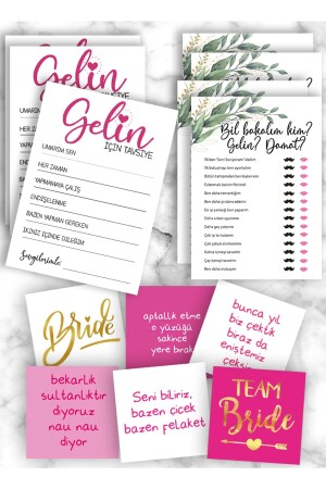 - Bachelorette Set Bride To Be Cards - Pankart Evi