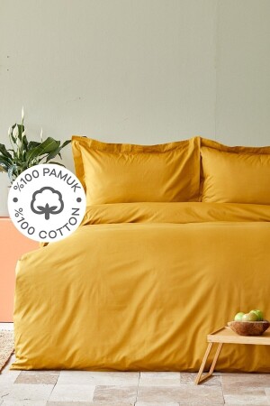 Back To Basic Light Mustard Single Duvet Cover Set 200. 18. 01. 0944 - Karaca Home