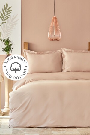 Back To Basic Powder 100% Cotton Single Duvet Cover Set 200. 18. 01. 0062 - Karaca Home