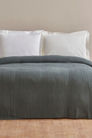 Back To Basic Single Knitted Blanket Petrol - Karaca Home