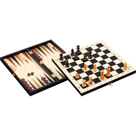 Backgammon, chess and checkers set Philos 41x20.5cm - Philos