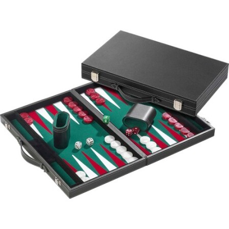 Backgammon Philos Green 38x23.5cm - Philos