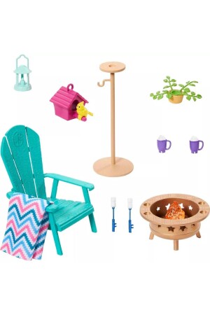 Backyard Patio Furniture And Accessories Package Hjv32-hjv33 - Barbie