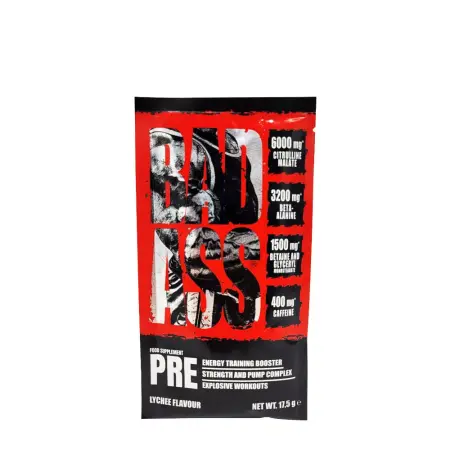 Bad Ass Nutrition Pre Sample (1 Sachet, Lychee) - Bad Ass Nutrition