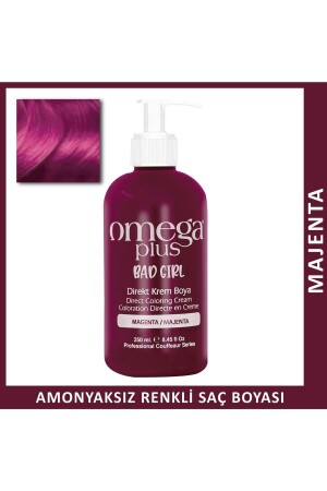 Bad Girl MAJENTA Amonyaksız Renkli Saç Boyası 250ML - Omega Plus