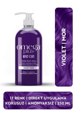 Bad Girl MOR Amonyaksız Renkli Saç Boyası 250ML - Omega Plus