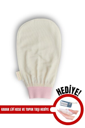 Bade-/Duschpeeling-Peelinghandschuh aus 100 % Flush-Seide für Damen – Premium-Peeling – Badepeeling – Rosa - Efsun