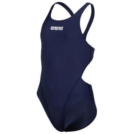 Badeanzug „G Team“, Swim Tech, einfarbig, Marineblau-Weiß, Größe 10-11, 750 - Arena