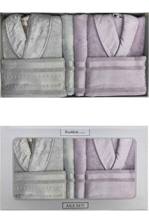 Bademantel-Set Dory Family Set, Bademantel-Set, Badetuch - Özdilek