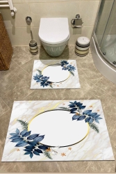 Badematte WC-Set 2er-Set mit rutschfester Unterseite btset1003 - SÜNGERSAN