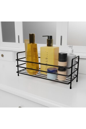 Badezimmer-Küchen-Organizer, Organizer, Regal, Kosmetik, Schmuckständer, Gewürzregal im Schrank – Tischkorb - Zabata