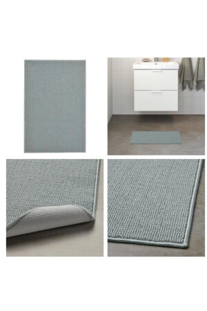 Badezimmer-Toilettenvorleger für den häuslichen Gebrauch, musterlos, 40 x 60 cm, 02856 - IKEA
