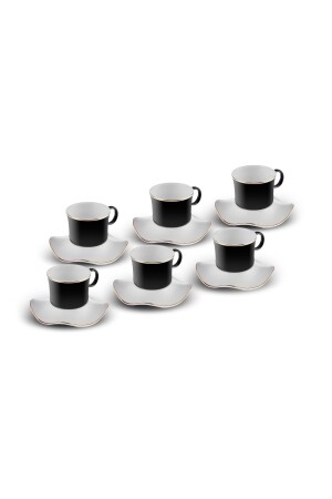 Bag Black 6 Person Coffee Cup Set 100 Ml 153. 03. 06. 7006 - Karaca