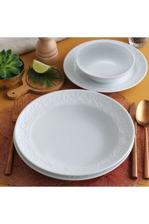 Bahardalı 6 Pieces 19 Cm Deep Plate PR. 000000000000BHD619CK00 - Güral Porselen