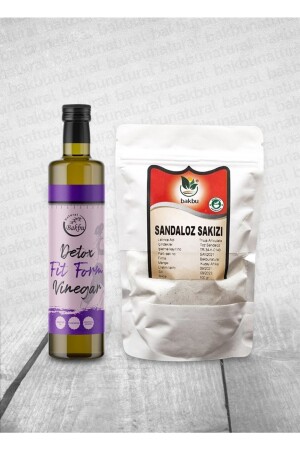 Bakbu Detox Fit Form Sirkesi Ve Toz Sandaloz Sakızı 100 gr - Bakbunatural