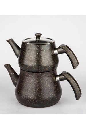 Bakelite Handle Granite Teapot Set trendlon teapot - Trendlon