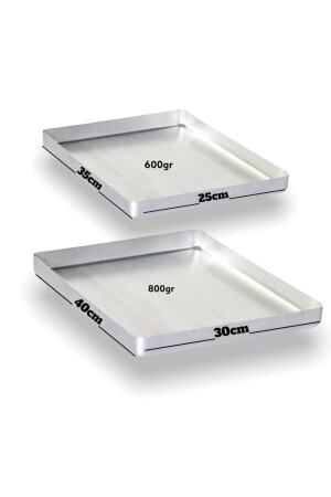 Baklava Pastry Tray Set 2 pcs bak2 li - YILDIZ