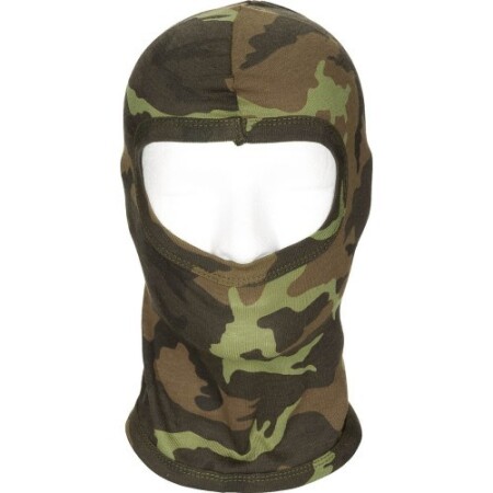 Balaclava with 1 hole thin M 95 CZ camo 100% cotton - MFH