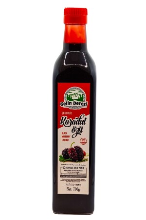 Balıkesir Havran Natural Homemade Black Mulberry Extract 700gr. It is completely sugar free. - Gelin Deresi
